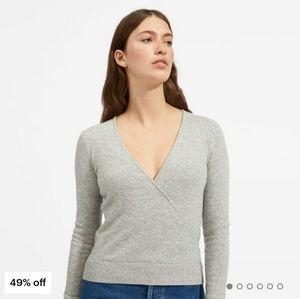 Everlane Cashmere Wrap Sweater (Small)